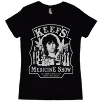 keith richards keefs medicine show womens t shirt black t shirt for men