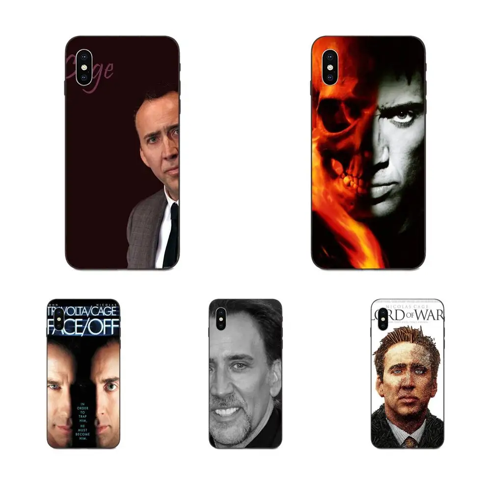Мягкие чехлы для Apple iPhone 4 4S 5 5S SE 6 6S 7 8 11 Plus X XS Max XR Pro Excellent Actor Man Nicolas Cage|Бамперы| |