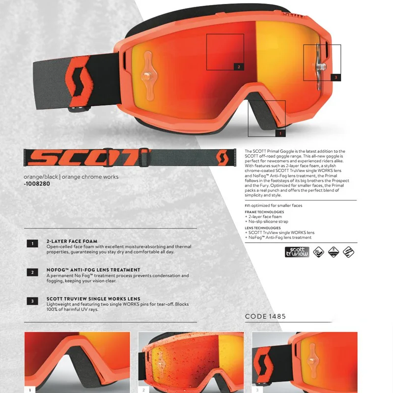 

Swiss scott off-road motorcycle goggles anti-fog, anti-ultraviolet, anti-wind sand glasses downhill racing goggles