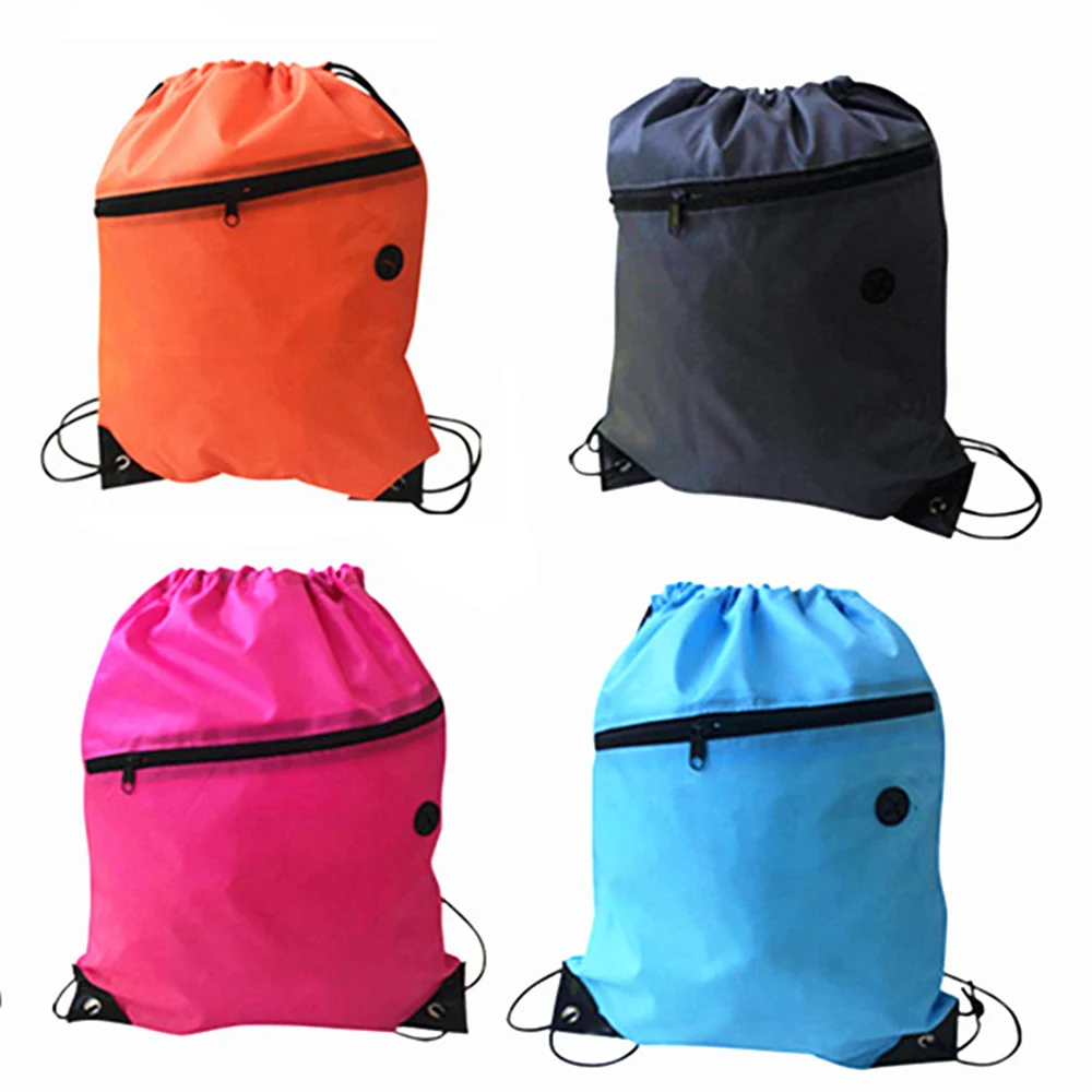 

Fashion Drawstring School Gym Swim Beach Environmental Waterproof Bag Large Capacity Pouch Dry Bag zipped Light weight Backpacks