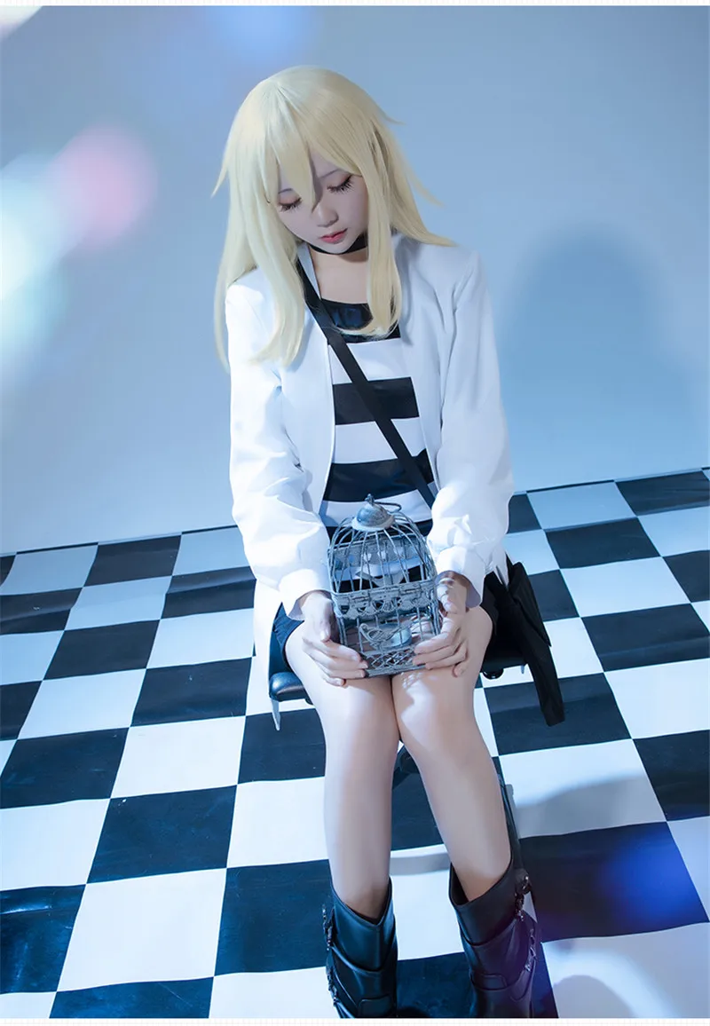 Anime Angels of Death Ray Cosplay Costume Rachel Gardner Women Uniform Satsuriku no Tenshi Cos Full Set Bag New |