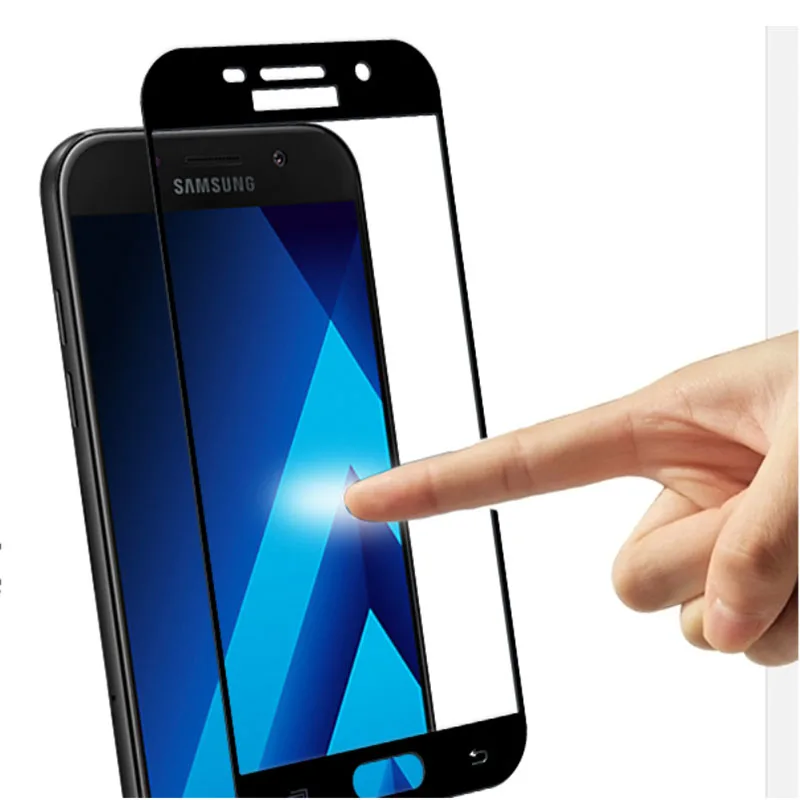 Защитная пленка из закаленного стекла чехол для телефона Samsung A5 2017 a7 a3 2016 крышка