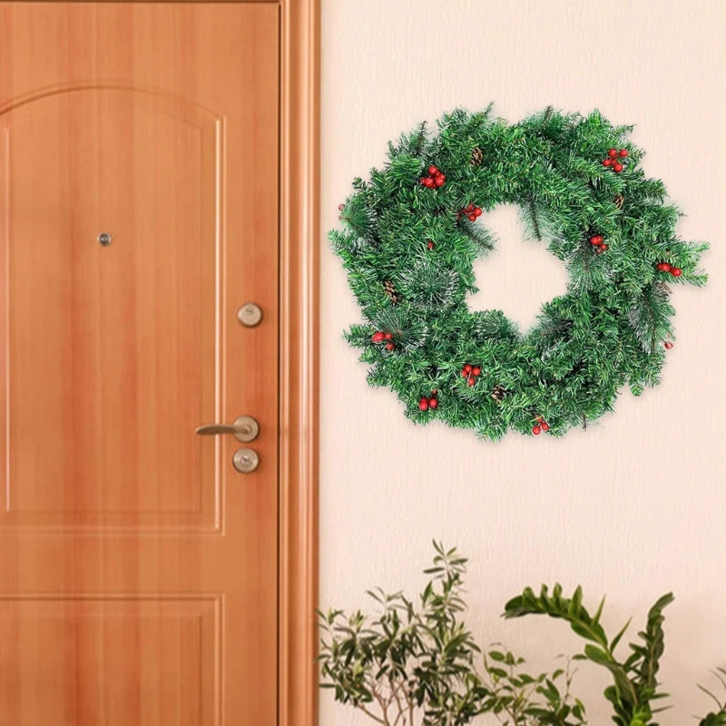 

Рождественский венок для дома и автомобиля, праздничное украшение для окна, стены, вечевечерние НКИ