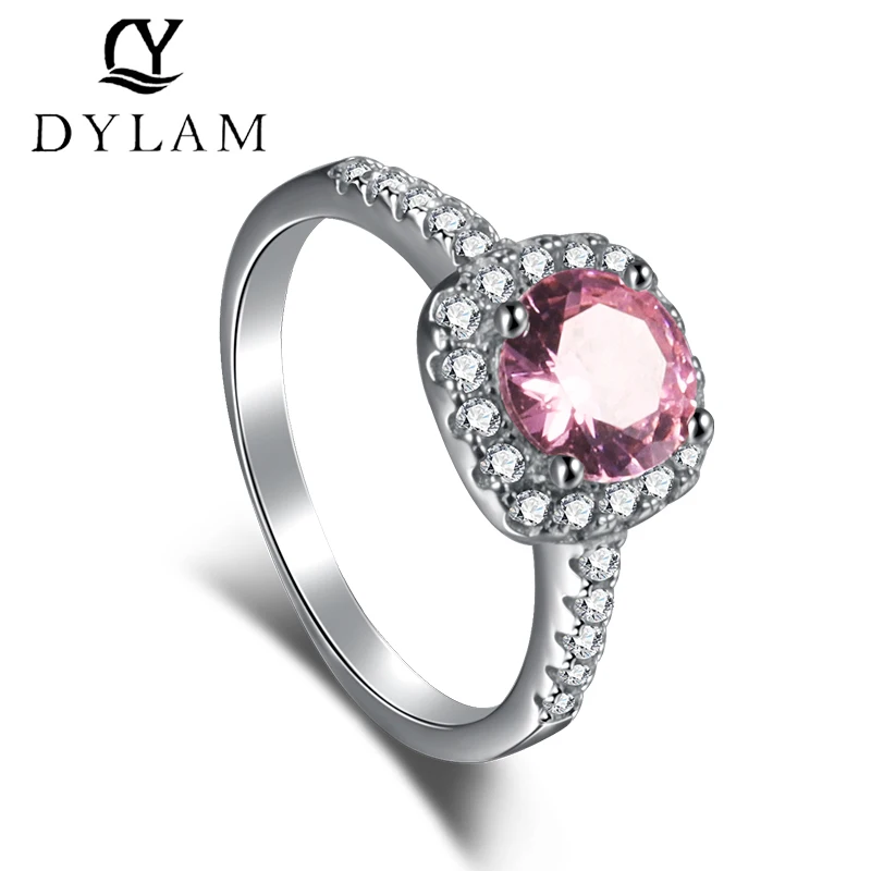 

Женское Обручальное кольцо из серебра 925 пробы с фианитами