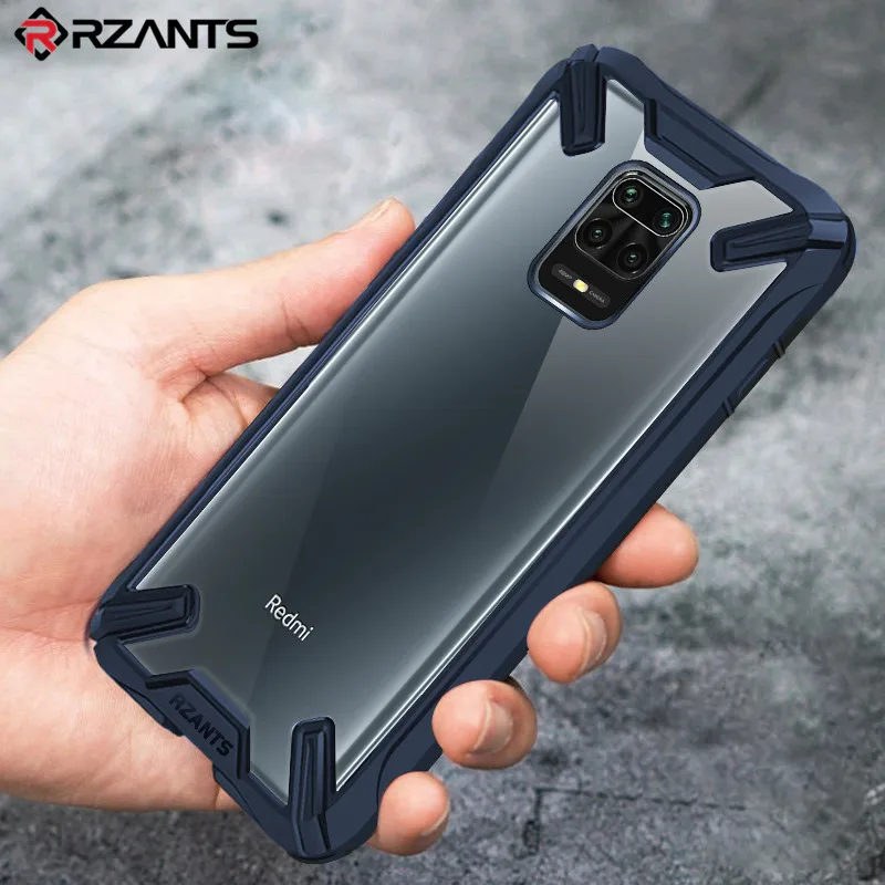 Прозрачный акриловый противоударный армированный чехол из поликарбоната и ТПУ