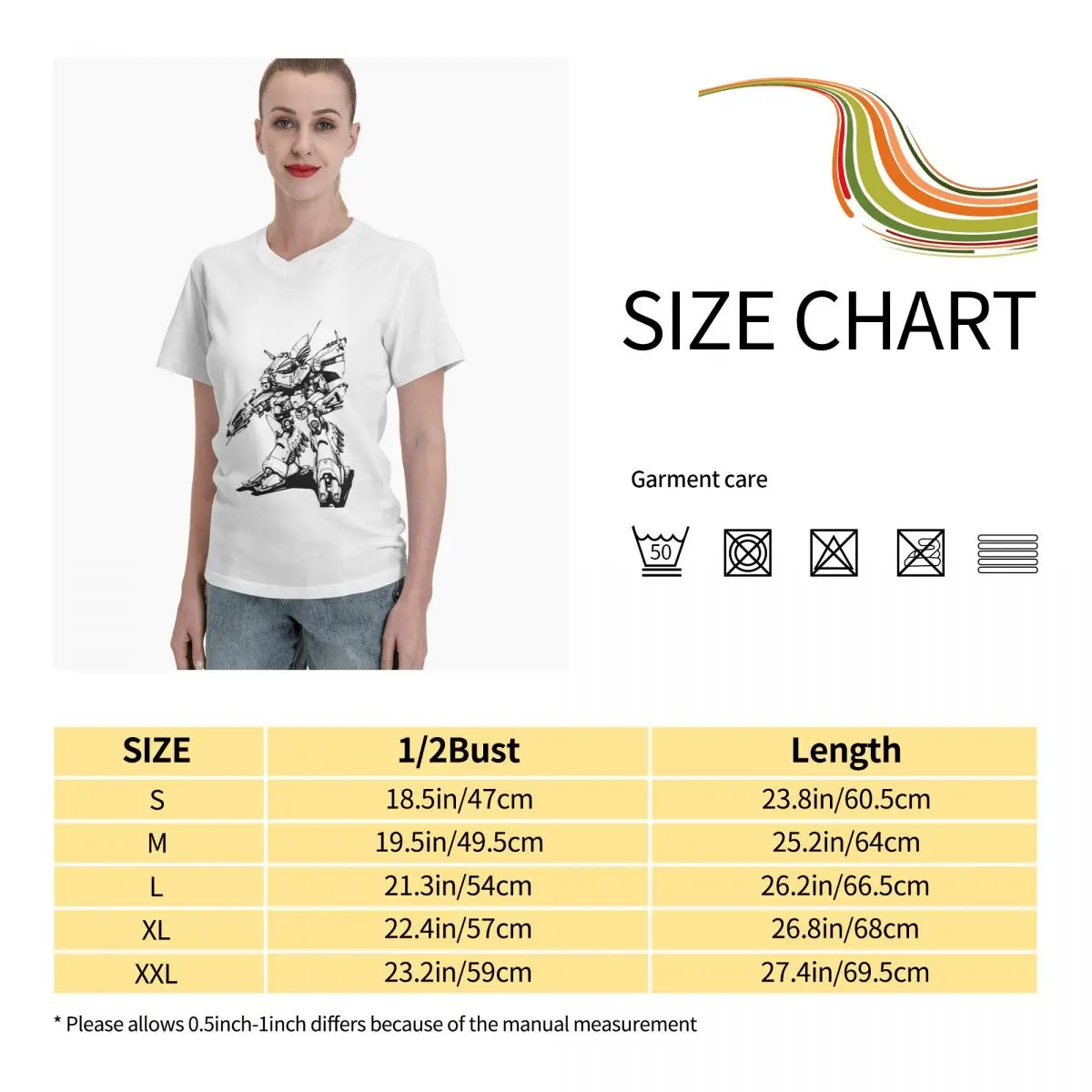 

Anime Fans Davion Q woman T Shirts Micro play V-neck T-shirt with short sleeves