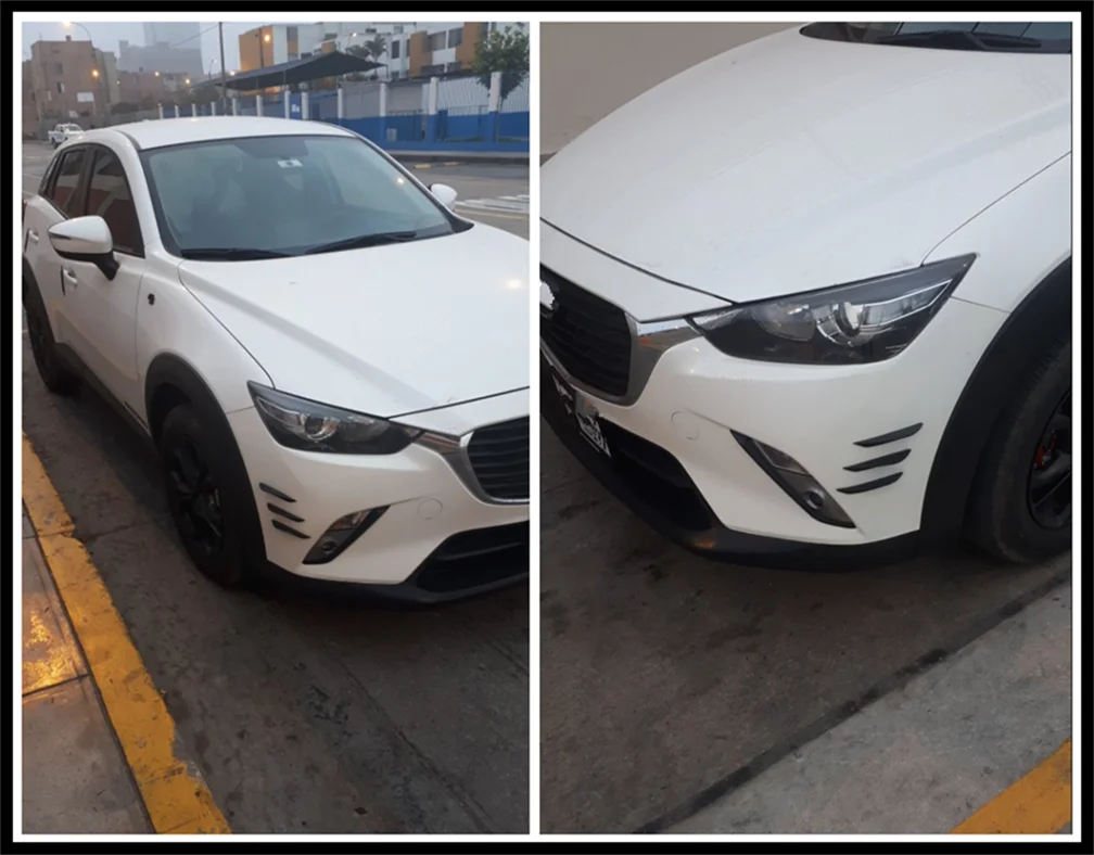 Автозапчасти 4 шт. карбоновый автомобильный спойлер маленький дефлектор