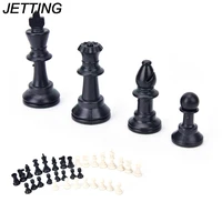 hot 32pcsset for relax 65mm complete chess with friend play chess height medieval chess piecesplastic