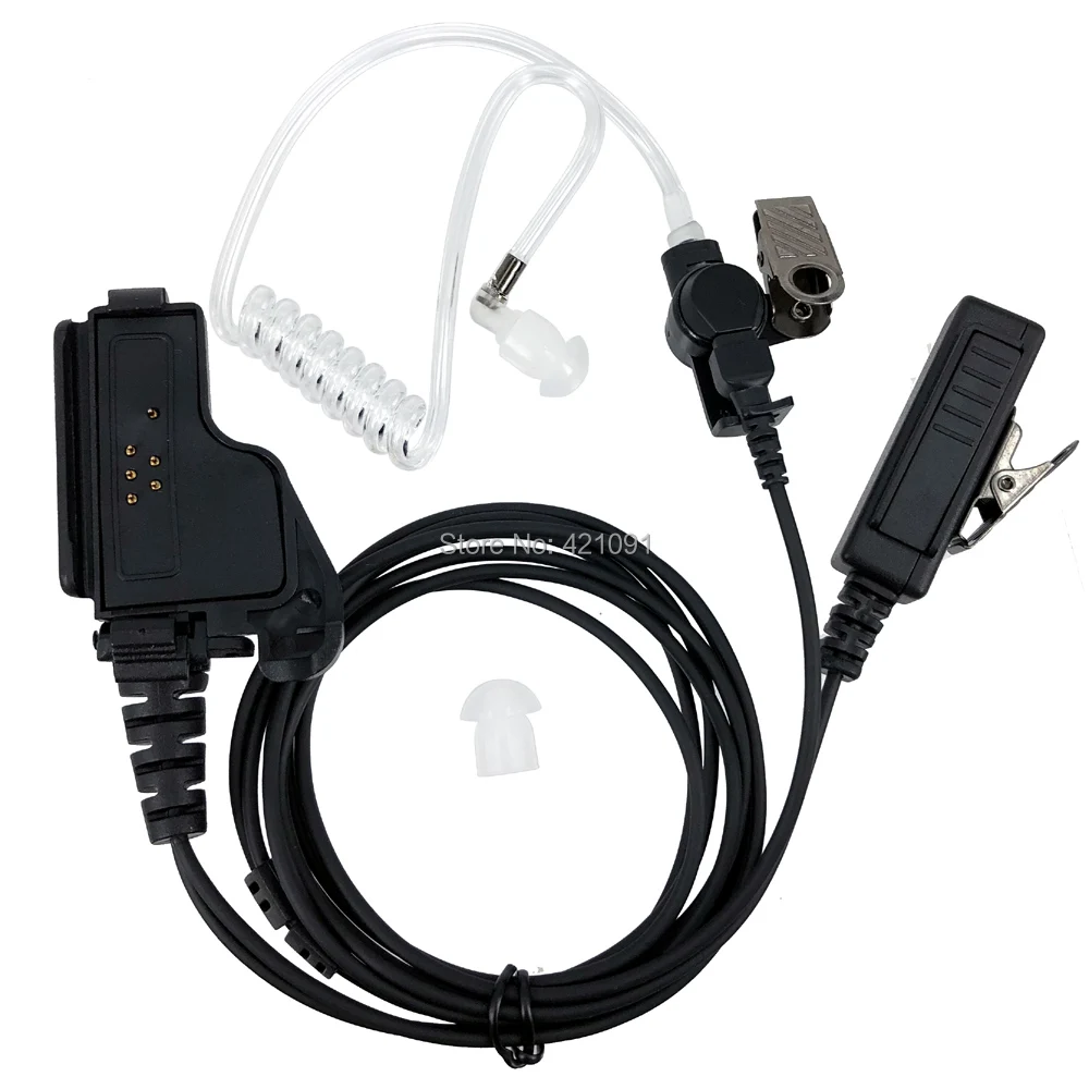 Headset Acoustic Tube Earpiece Mic for Motorola MTX XTS HT1000 XTS5000 XTS2500 MTS2000 MT2000 GP900 Walkie Talkie Two Way Radio