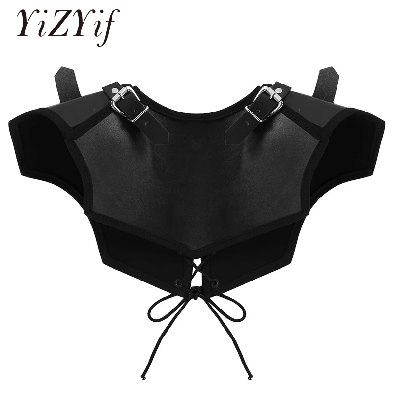 Мужская защитная накладка на шею из искусственной кожи ручной работы |