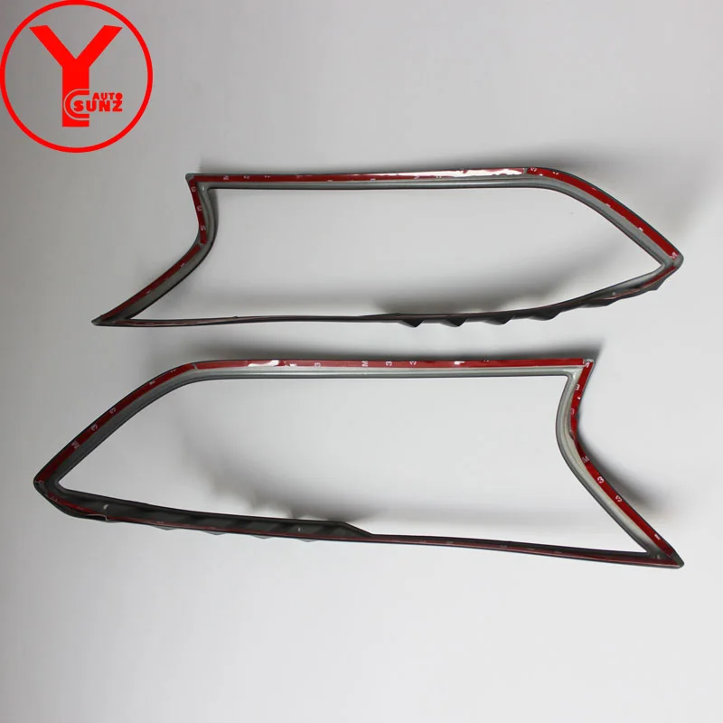 YCSUNZ ABS черные накладки на передние фары автомобильные запчасти аксессуары для Ford