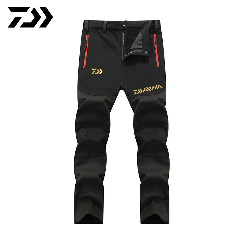 

Ветрозащитные штаны Daiwa для рыбалки, Мужские штаны для рыбалки, уличная походная одежда для рыбалки, Водонепроницаемая дышащая быстросохну...