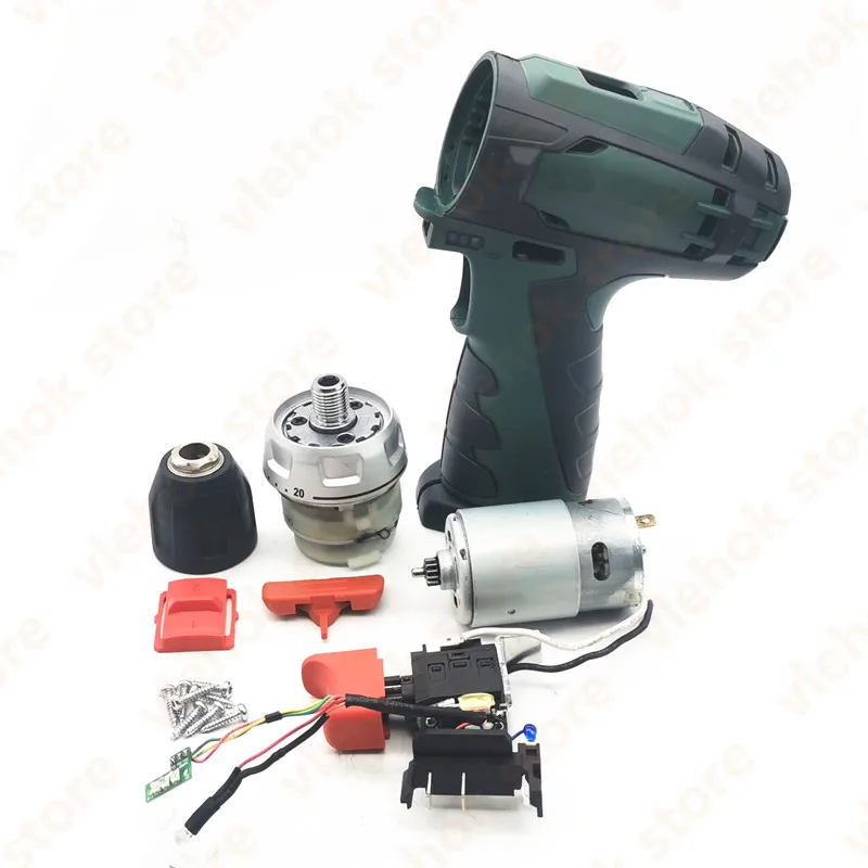 Детали 10 8 в 12 В для Metabo Power Maxx BS10.8V редуктор переключателя соединитель двигателя