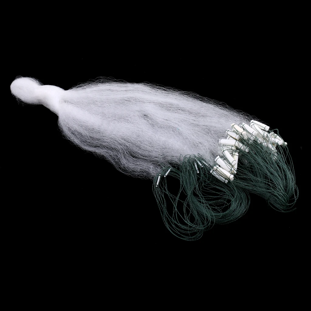 Трехслойная рыболовная жаберная сеть с пеной поплавок и свинцовые