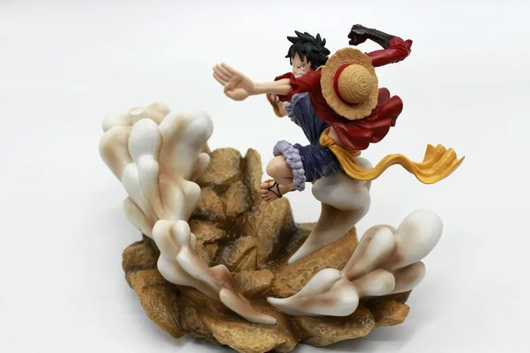 Одна штука Luffy Gear Third Elephant Gun ПВХ фигурка одна Обезьяна D Коллекционная