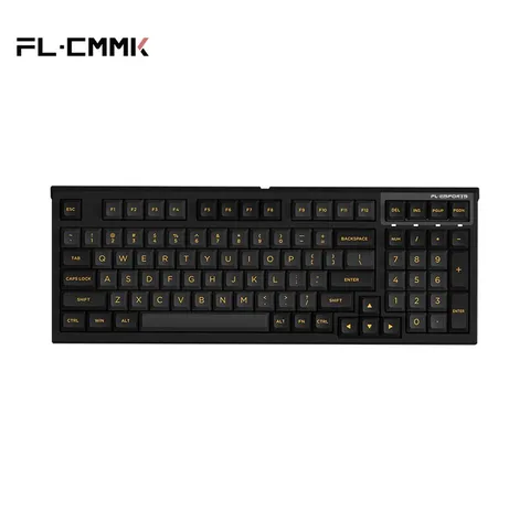 FL · ESPORTS FL980 механическая клавиатура 98 клавиш Беспроводная 2,4G Bluetooth трехрежимная полноклавишная переключаемая оси игровое Офисное оборудование