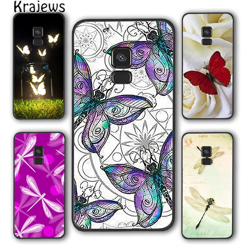 Красивый чехол для телефона krajew с изображением бабочки природы дикой Samsung Galaxy S6 S7