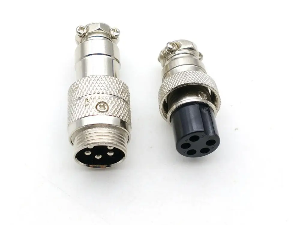 10 комплектов (мужской + Женский) 5pin авиационный Разъем GX16 16 мм панель питания