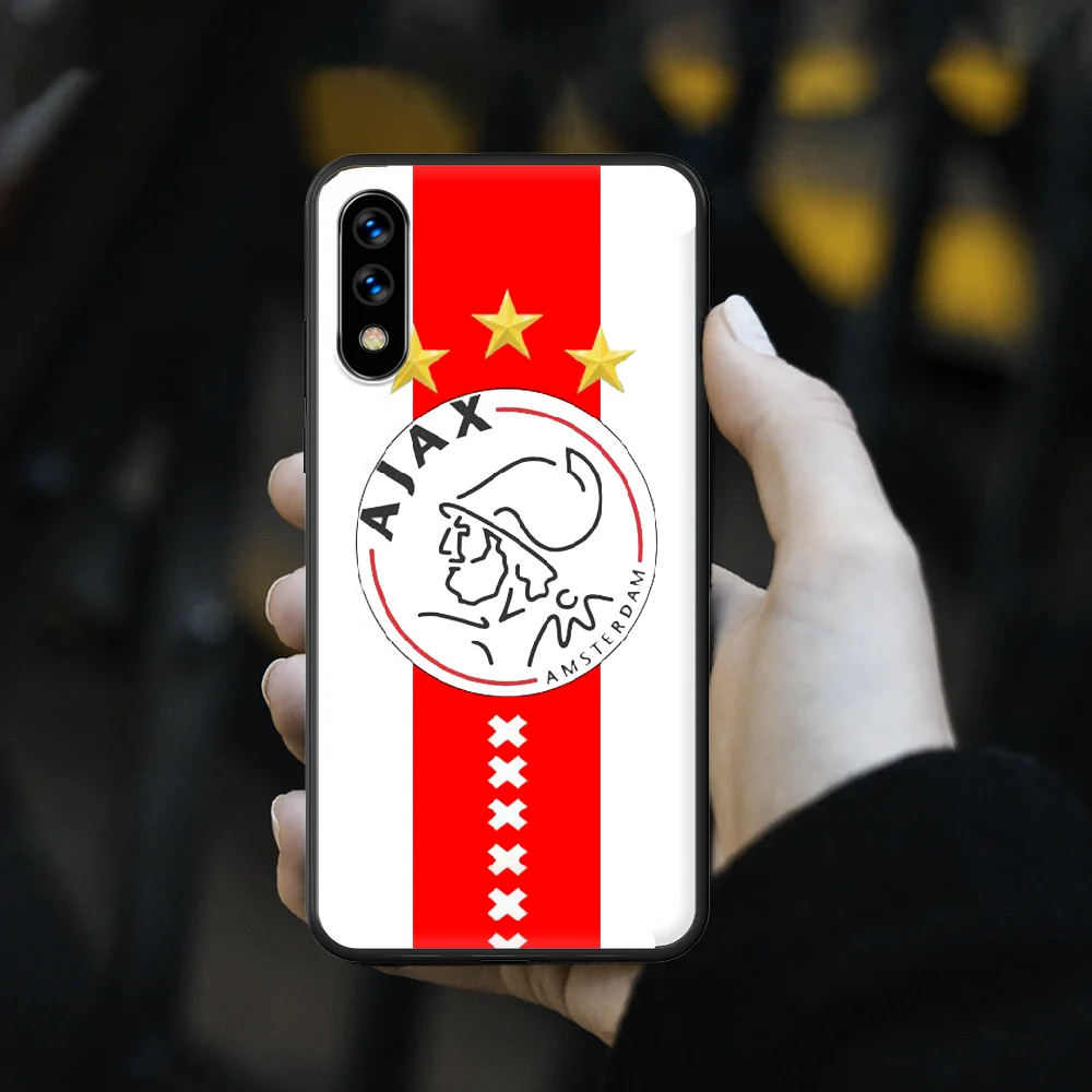 

Ajax Team Phone Case hull For huawei honor play 6 7 8 9 10 view 20 A X i pro lite black Etui tpu cover 3D waterproof soft funda