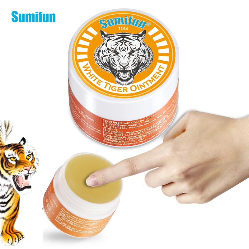 

10g Sumifun Tiger Balm Arthritis Pain Relief Ointment Rheumatoid Back Knee Joint Chinese Herbal Medical Orthopedic Plaster