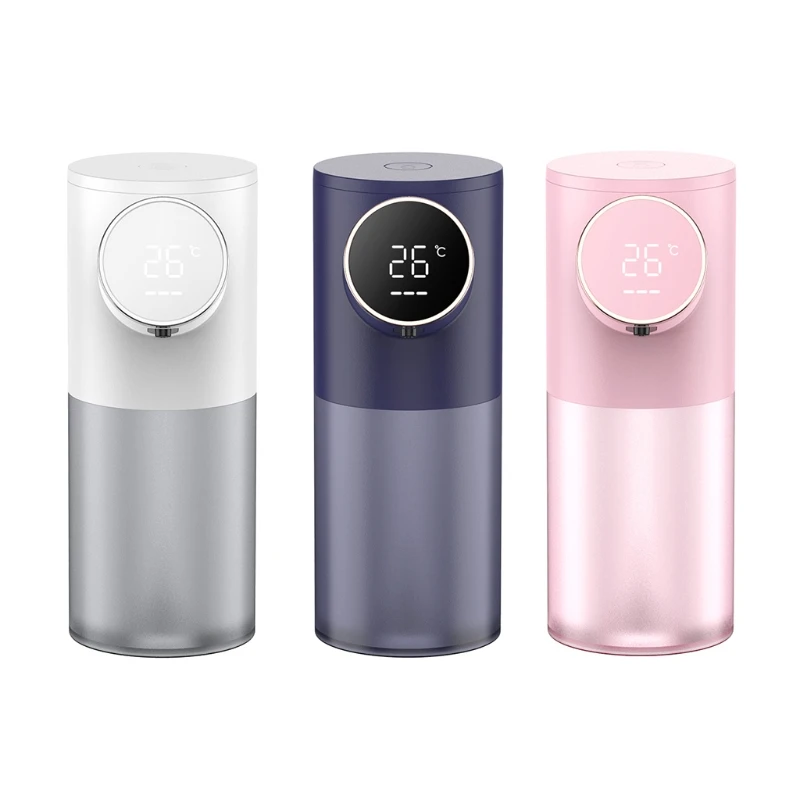 

D7WA Durable Touchless Soap Dispenser with Temperature Display USB Rechargeable