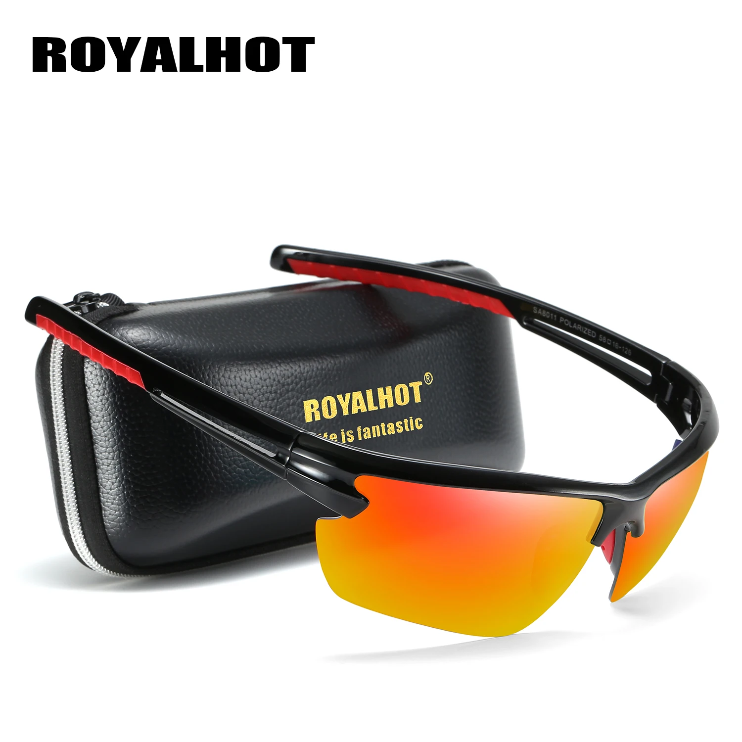 RoyalHot мужские женские поляризационные половинная оправа спортивные