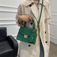 fashion small stone pattern chain shoulder bags for women new 2021 trend white designer handbag totes with coin purse female