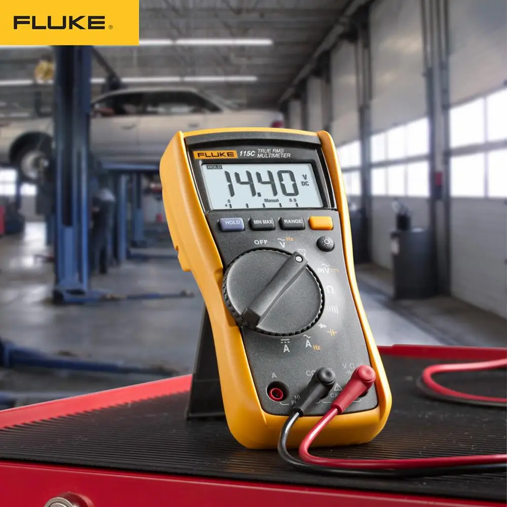 Fluke 115 115C мультиметр True RMS тестер Цифровой мультиметр Профессиональный портативный цифровой тестер