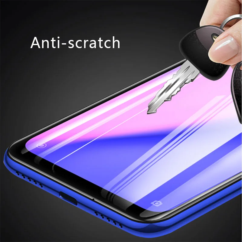 5D полное Клей закаленное стекло для Xiaomi redmi Note 7 pro not7 Защитная пленка экрана