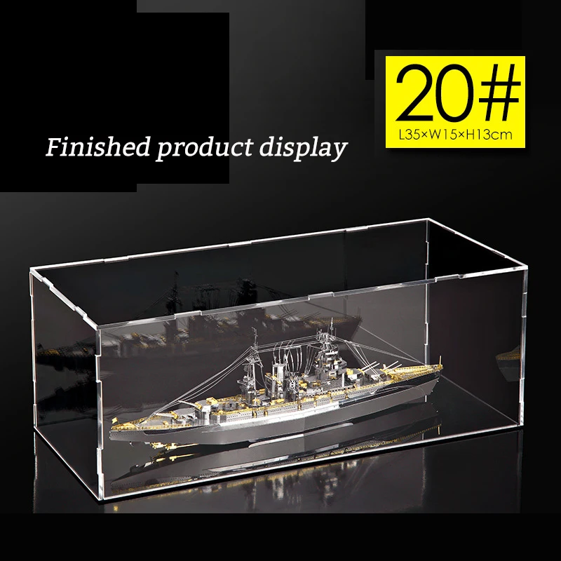 Piececool Bismarck Yamato Fuso Kongou линкор USS Missouri Black Pearl 3D металлическая сборка архитектурная