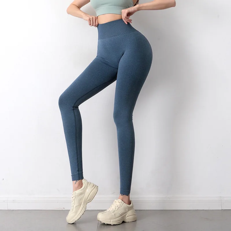 Женские леггинсы для фитнеса ASHEYWR пикантные эластичные бесшовные Леггинсы пуш-ап