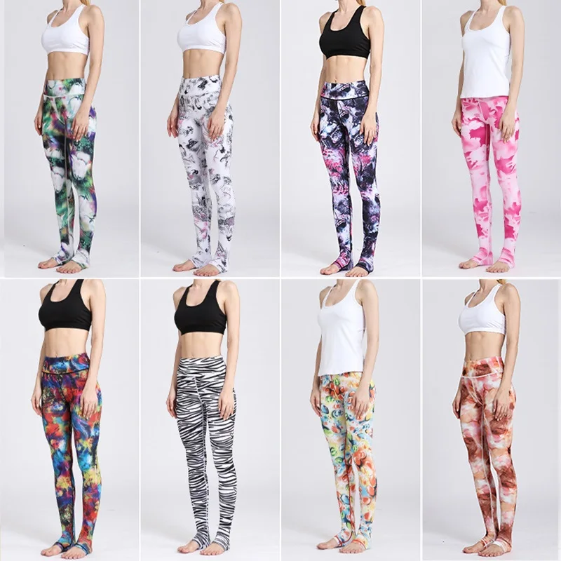 Женские штаны для йоги с высокой талией бесшовные спортивные Леггинсы фитнеса