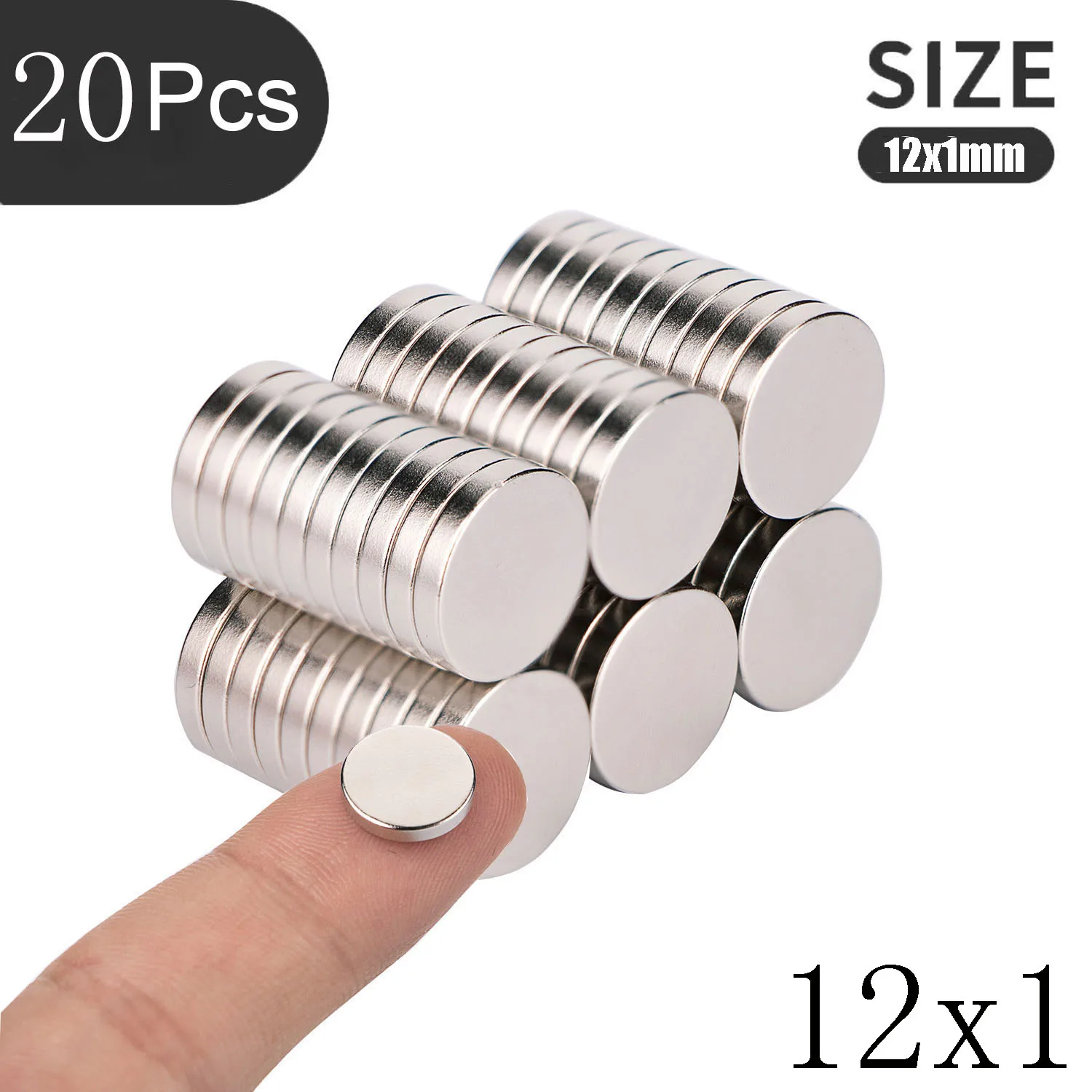 

20PCS/Lot 10x1mm 12x2mm 12x1mm Small Round Magnet Hot Round Magnet Strong magnets Rare Earth Neodymium Magnet