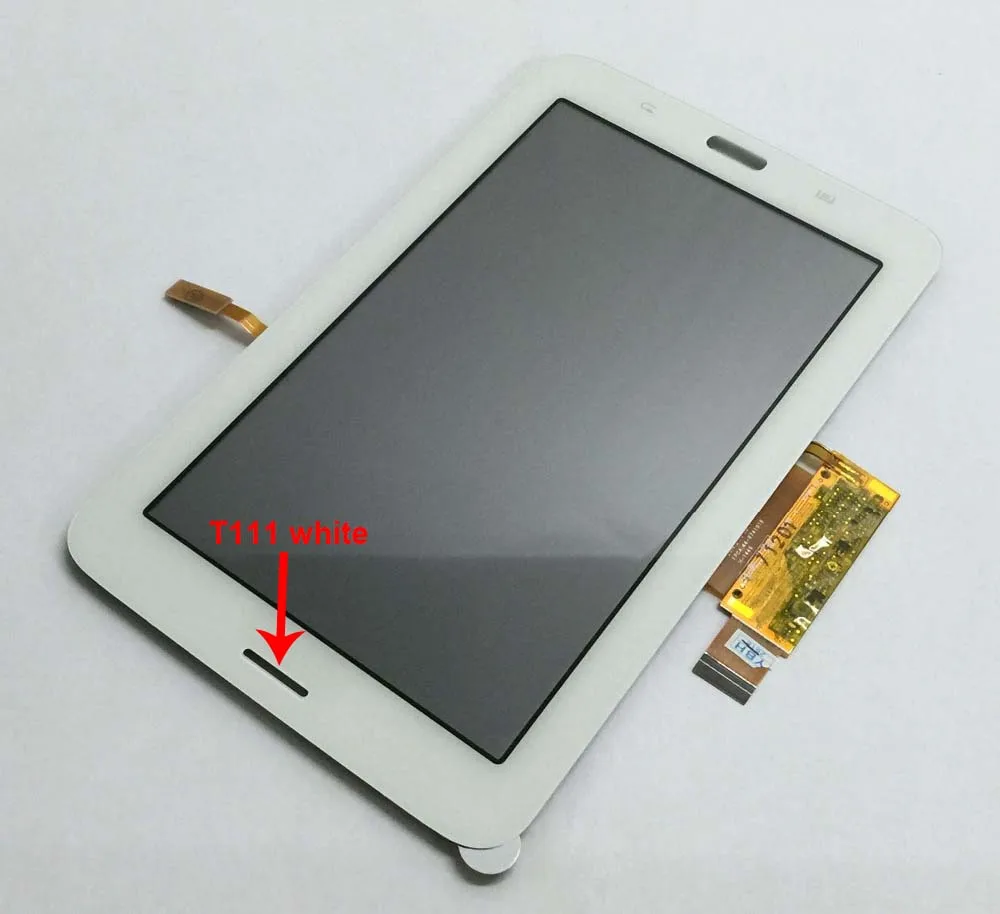 Для samsung SM-T110, ЖК-дисплей, сенсорный экран, дигитайзер для samsung Galaxy Tab 3 Lite 7,0 T110 SM-T111 T113 T116, ЖК-сборка - Цвет: T111 white