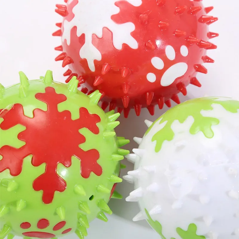 

Pet Dog TPR Bite-resistant Molar Chew Bite Ball Toy For Dogs Cats Accessories