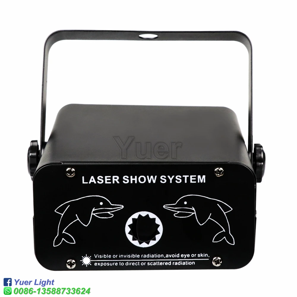 4 шт./лот Лидер продаж 10 Вт RGB цветные узоры лазерный свет DMX 512 Профессиональный DJ
