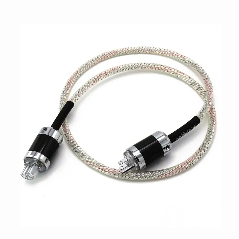 Холдейн Hi Fi 9 ядер 16AWG NORDOST Valhalla 7N с серебряным покрытием OCC Мощность кабель End из