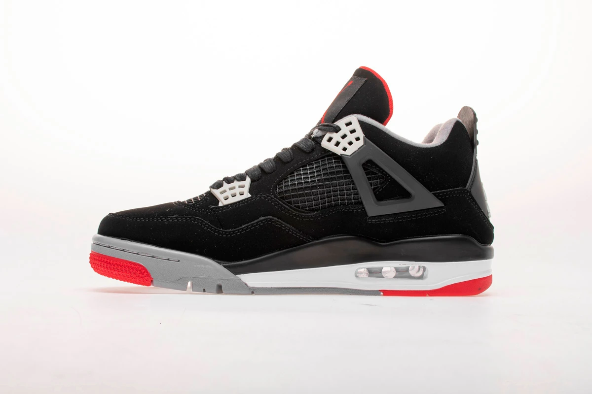308497-060 Air Jordan 4 AJ4 Nike мужские ботинки для баскетбола, уличные АМОРТИЗИРУЮЩИЕ НЕСКОЛЬЗЯЩИЕ кроссовки, Новое поступление-308497 - Цвет: 308497-060
