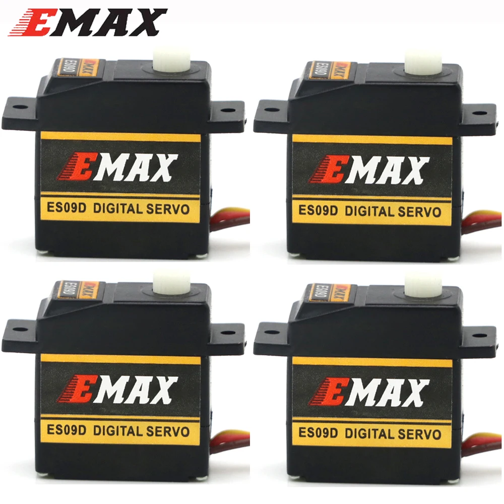 Двухподшипниковый цифровой сервопривод EMAX ES09D 4 8-6 0 в с высоким крутящим моментом