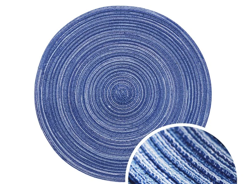 

1/3pcs Nordic 35CM Round Table Mat Anti Slip Drink Coasters Insulated Solid Placemats Non Slip Mat Kitchen Tool for Home Decor