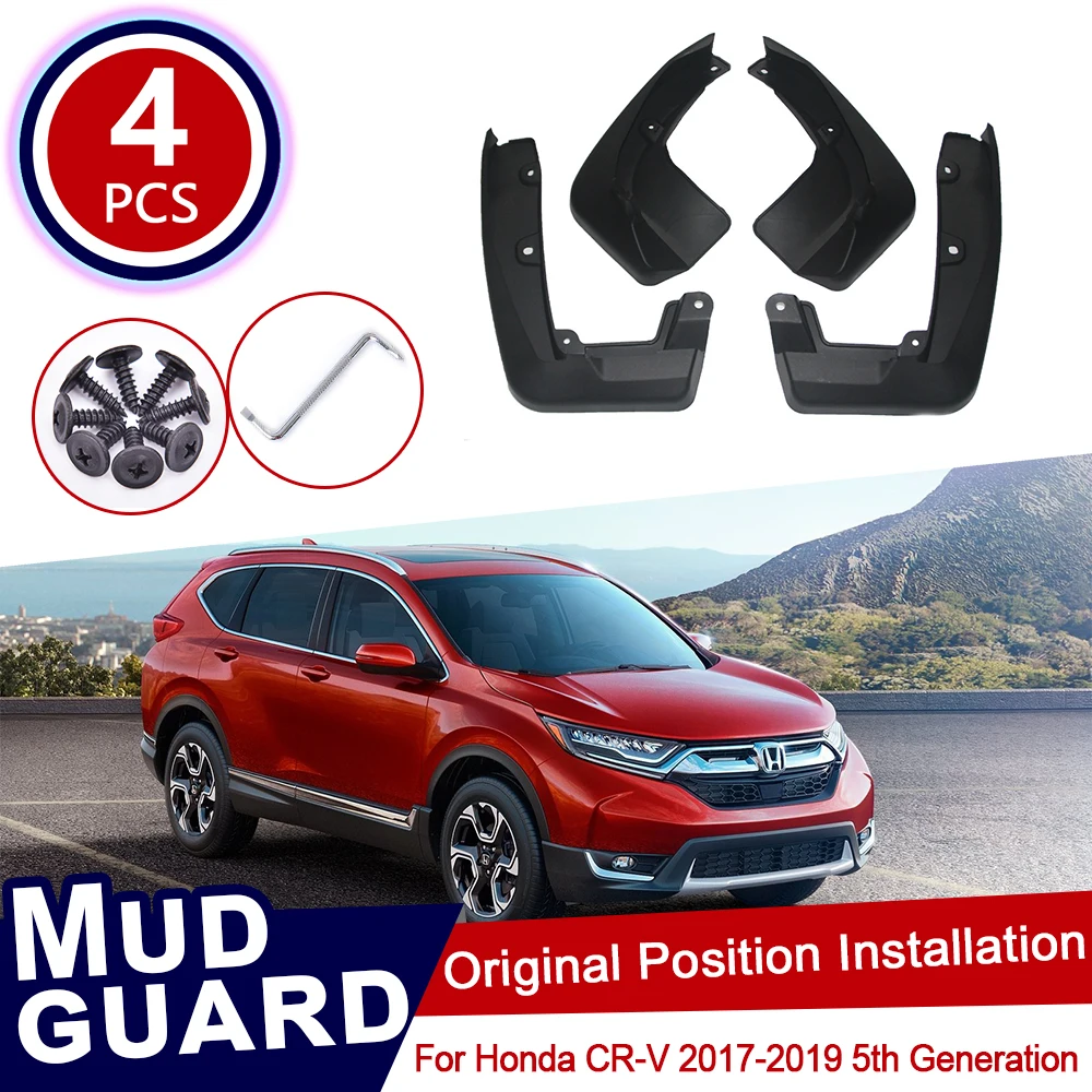 4 шт./комплект брызговики для Honda CR V 2017 2018 2019 CRV|Наклейки на автомобиль| |