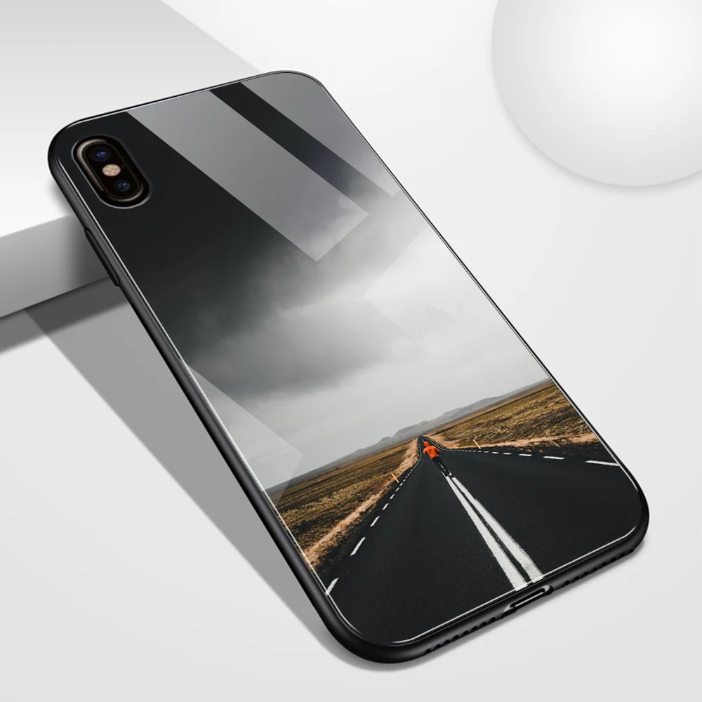 Чехол для iPhone 11 стеклянная задняя крышка чехол iphone SE2 6 6s 7 8 Plus X XS Max XR pro max|Бамперы| |