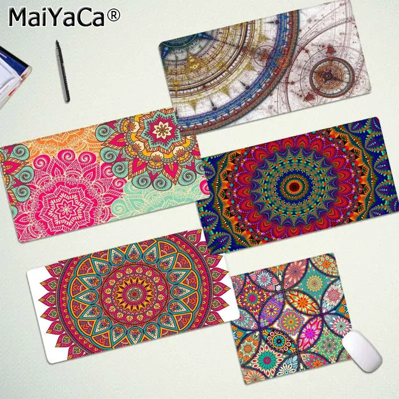 MaiYaCa ваши собственные коврики красочные офисные мыши с принтом мандалы