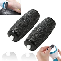 2pcs extra coarse replacement refill roller head dark gray for electric pedicure foot file tools