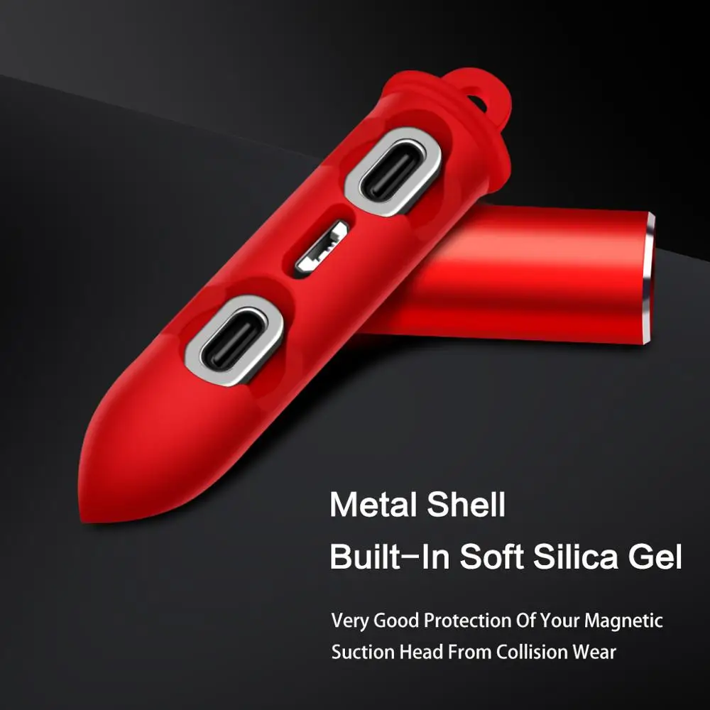 Портативная Коробка Для Хранения Магнитных кабелей с разъемами Micro USB Type C чехол