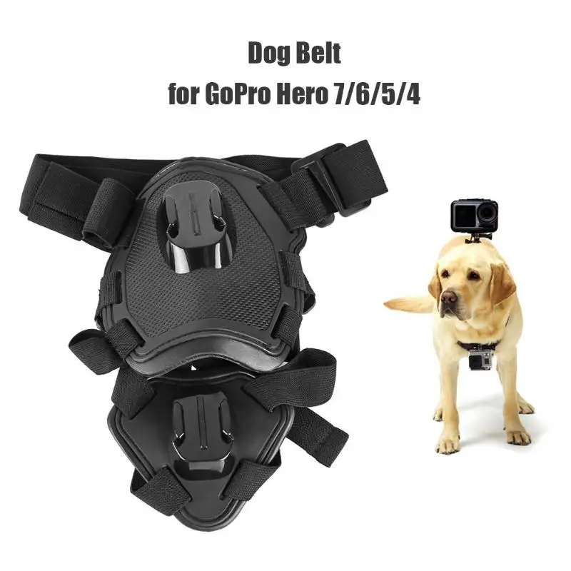 Фото Экшн камера с креплением для собак нагрудный ремень быстросъемным bas камеры GoPro