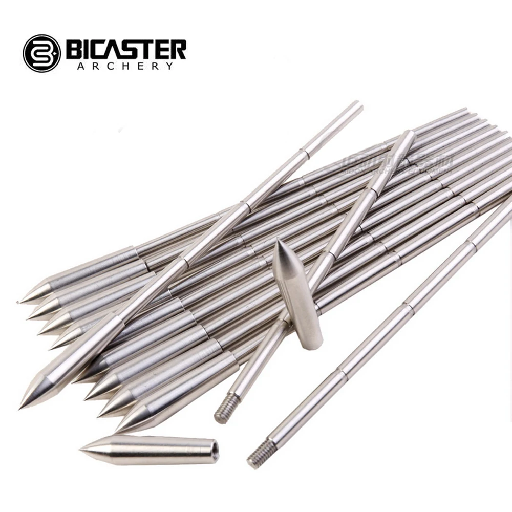 Bicaster 12 шт. стрела широких зазубренных наконечника 4 2 мм/6 мм 200/300/400/500 зерна из