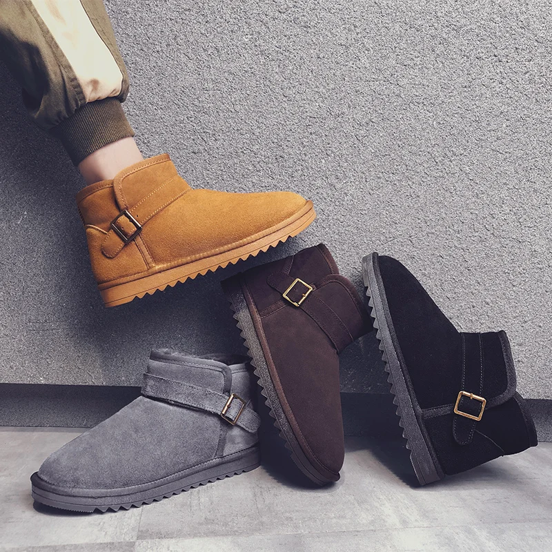 Новая мода Мужские ботинки высокое качество Водонепроницаемый Non-slip Женские