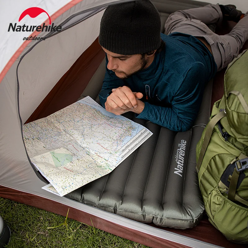 

Naturehike Inflatable Mattress Air Mattress Camping Mat Ultralight Camping Mattress Sleeping Mat Nylon Sleeping Pad With Pillow