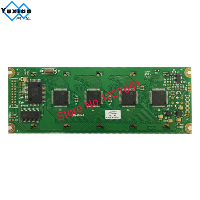 LCD module 240x64 24064 display graphic blue white green T6963C RA6963 LG240641 instead WG24064 good quality | Электроника